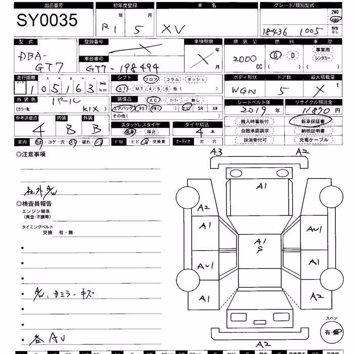 SUBARU XV