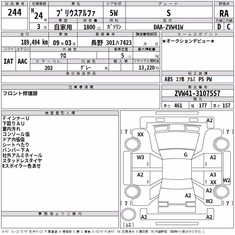 TOYOTA PRIUS ALPHA