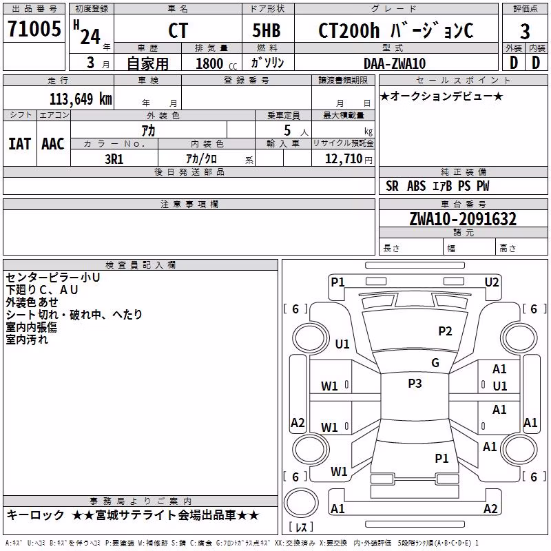 LEXUS CT200H