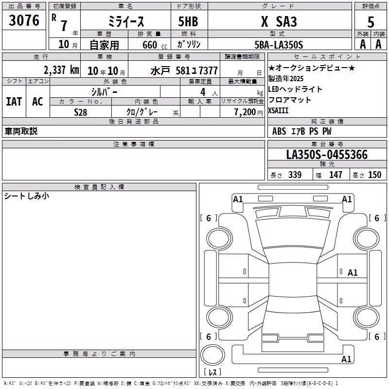 DAIHATSU MIRA E:S