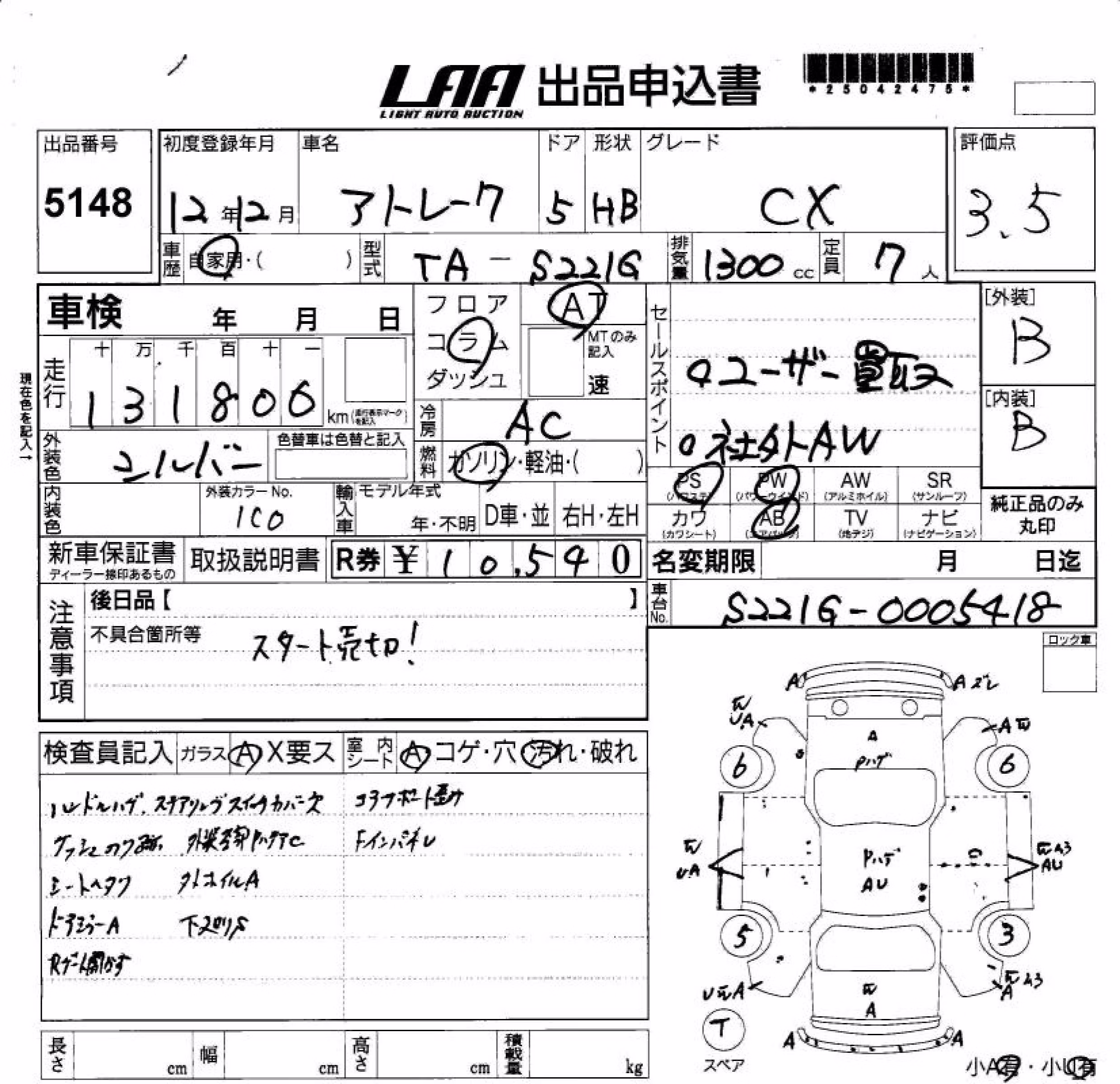 DAIHATSU ATRAI7