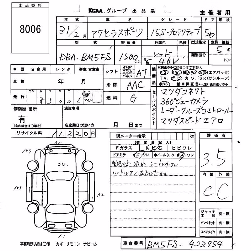MAZDA AXELA