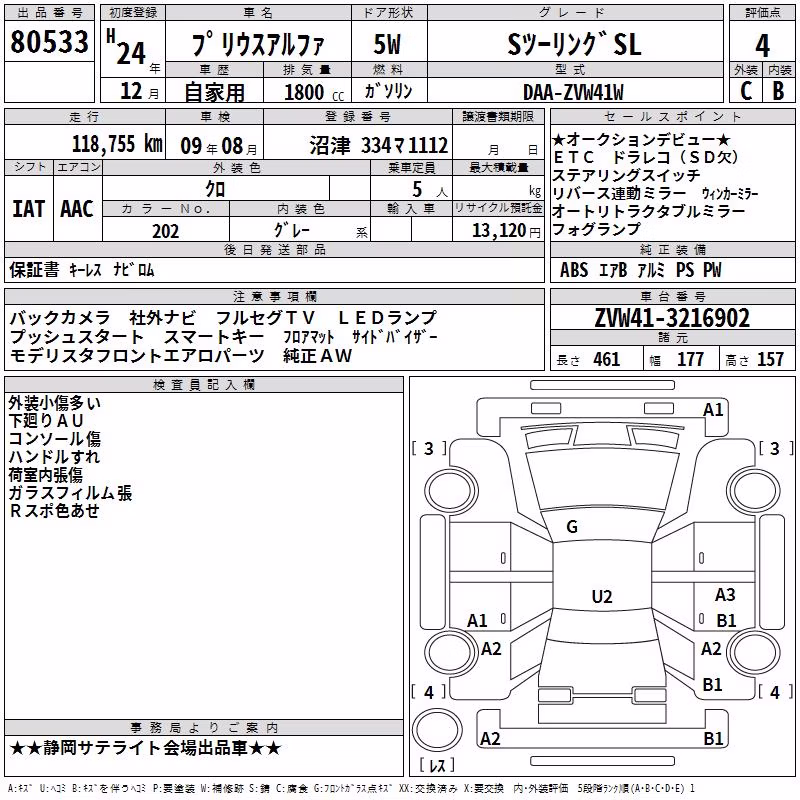 TOYOTA PRIUS ALPHA
