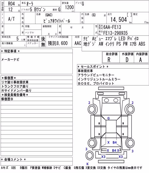 NISSAN AURA