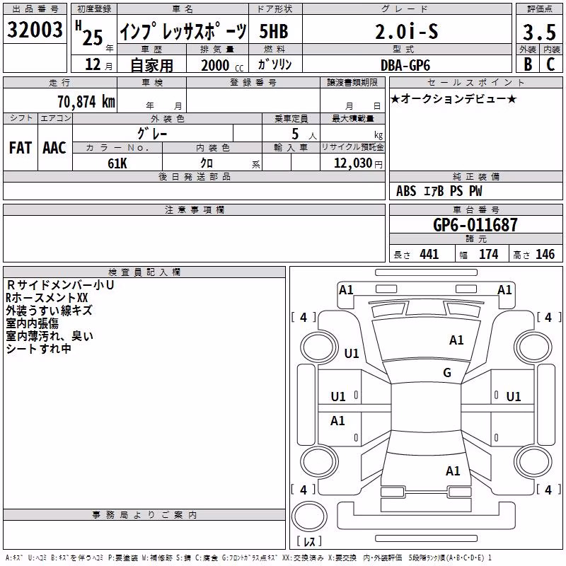 SUBARU IMPREZA