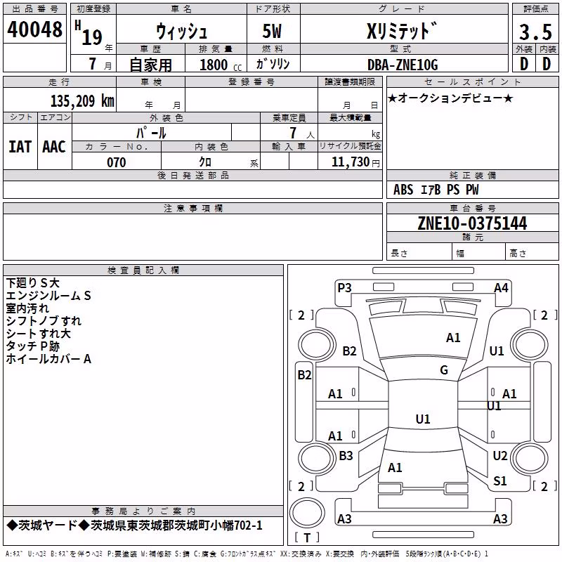 TOYOTA WISH