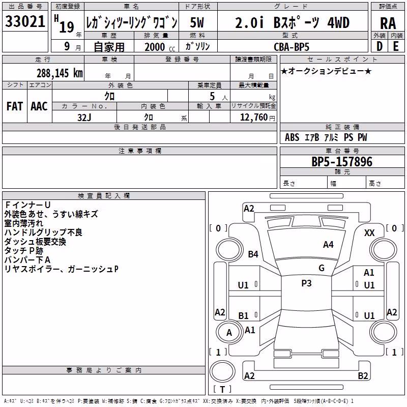 SUBARU LEGACY