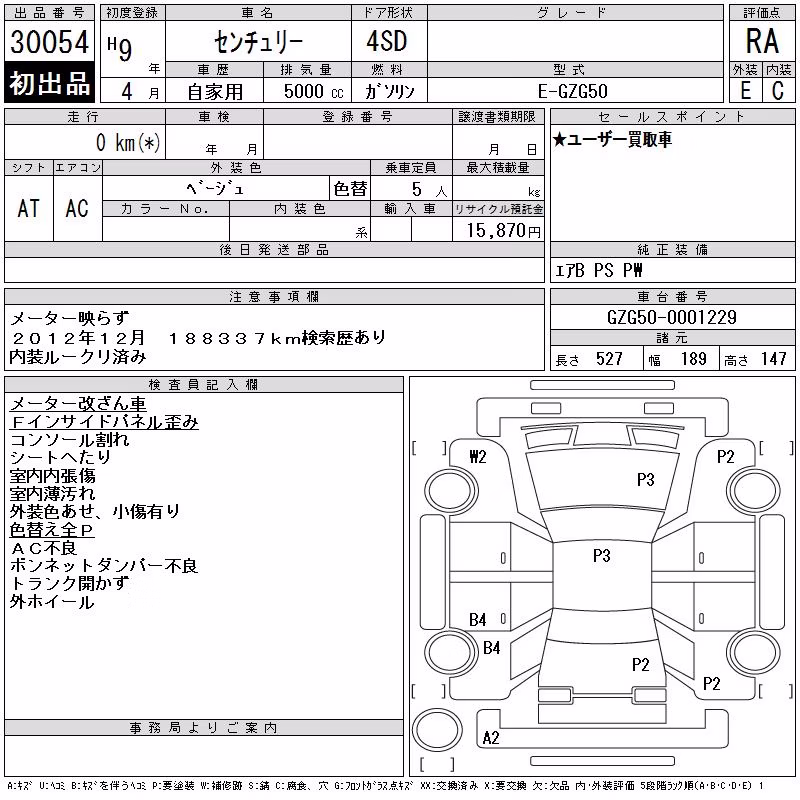 TOYOTA CENTURY