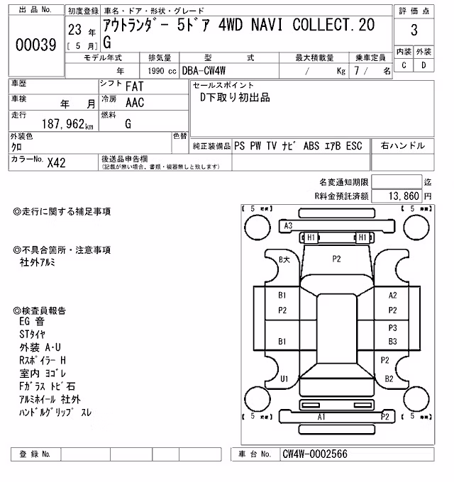 MITSUBISHI OUTLANDER