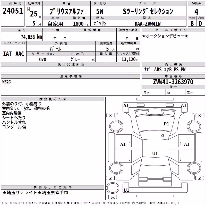 TOYOTA PRIUS ALPHA