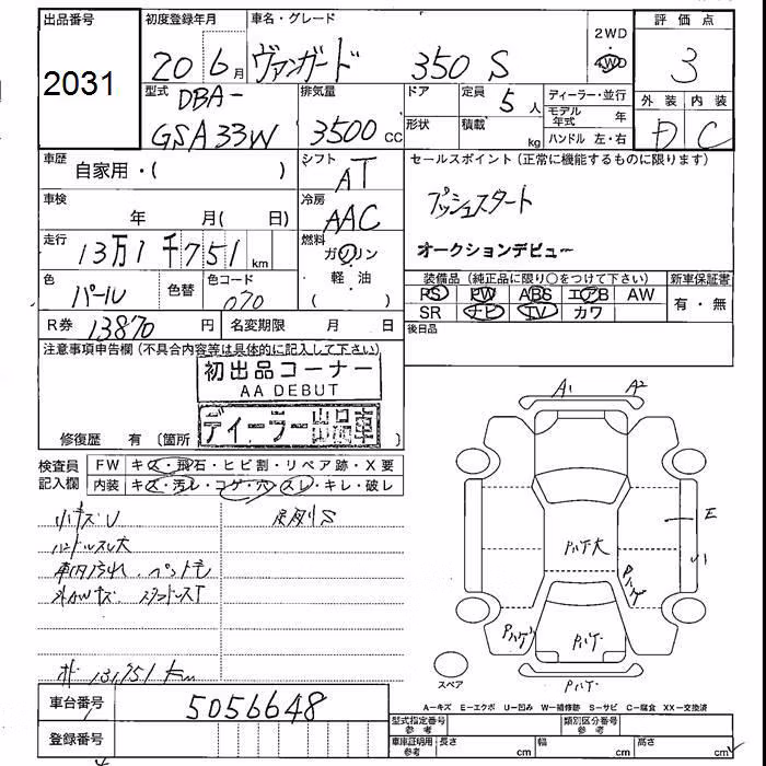 TOYOTA VANGUARD