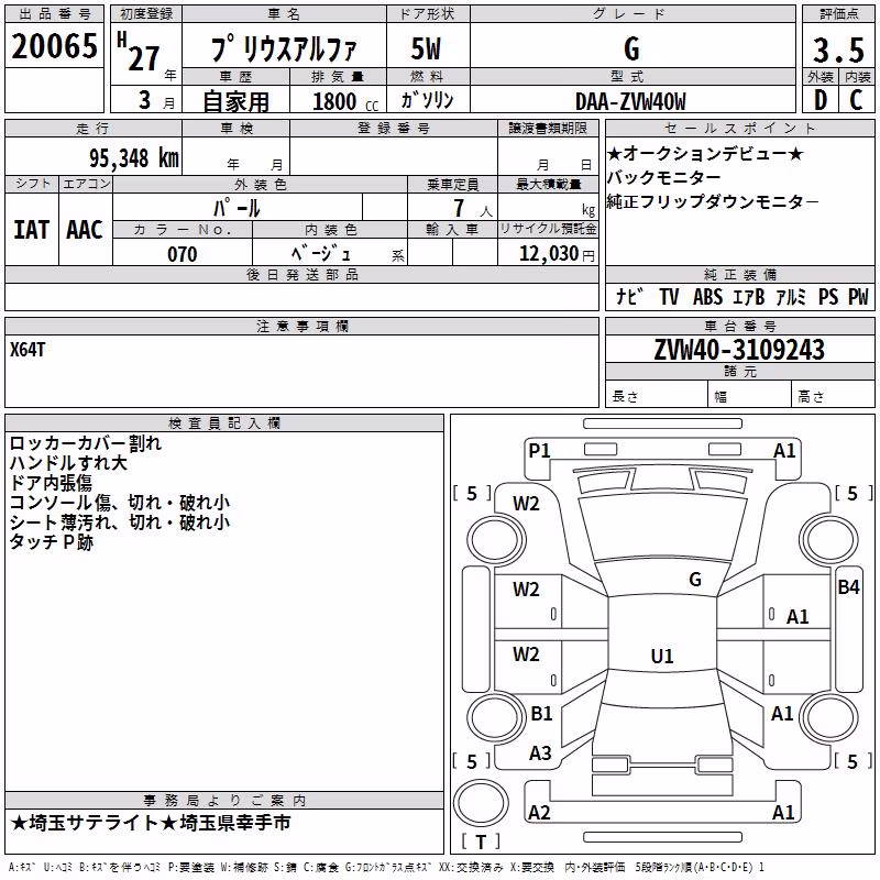 TOYOTA PRIUS ALPHA