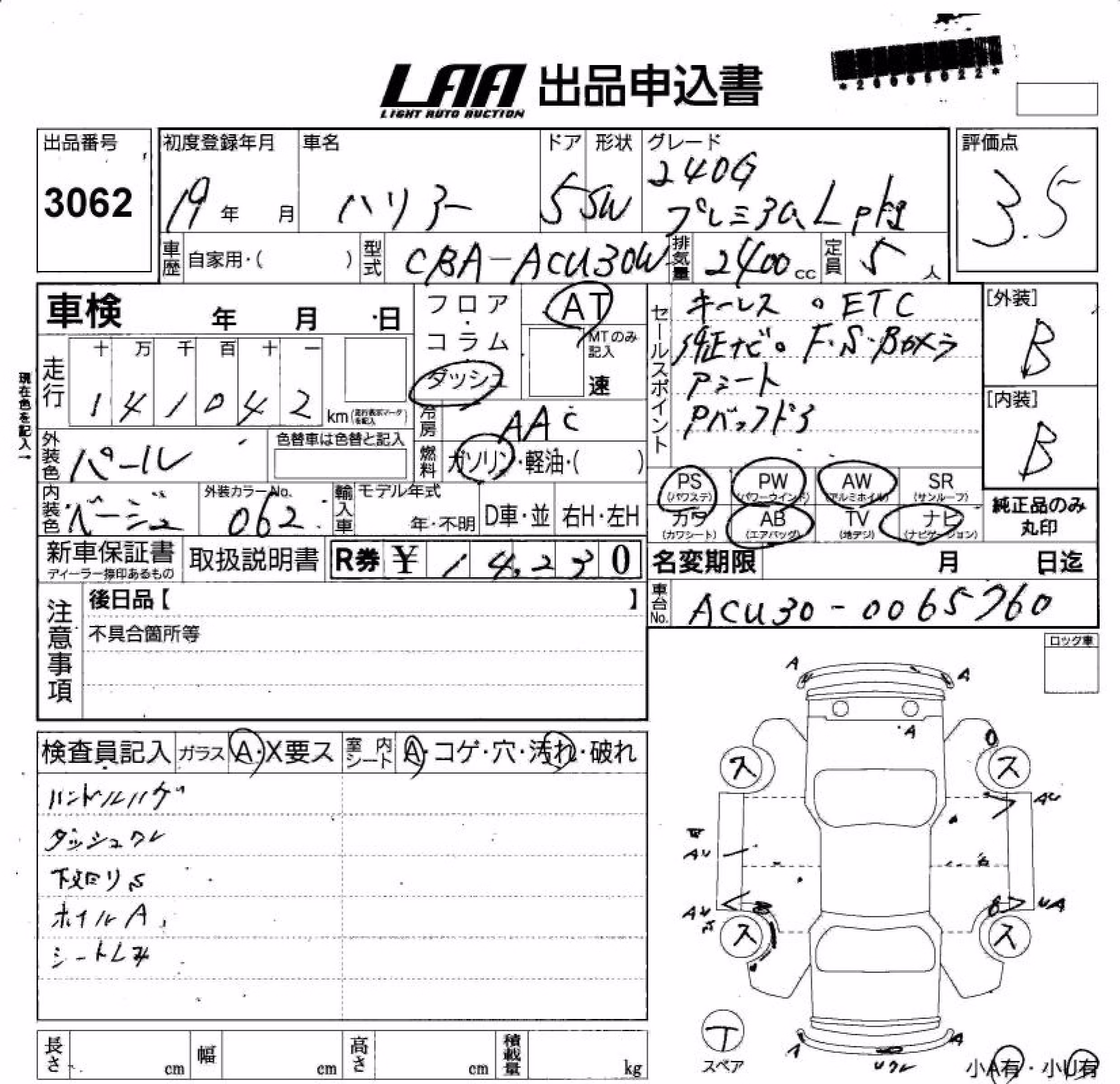TOYOTA HARRIER