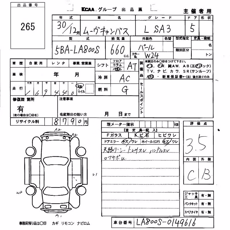 DAIHATSU MOVE CANBUS