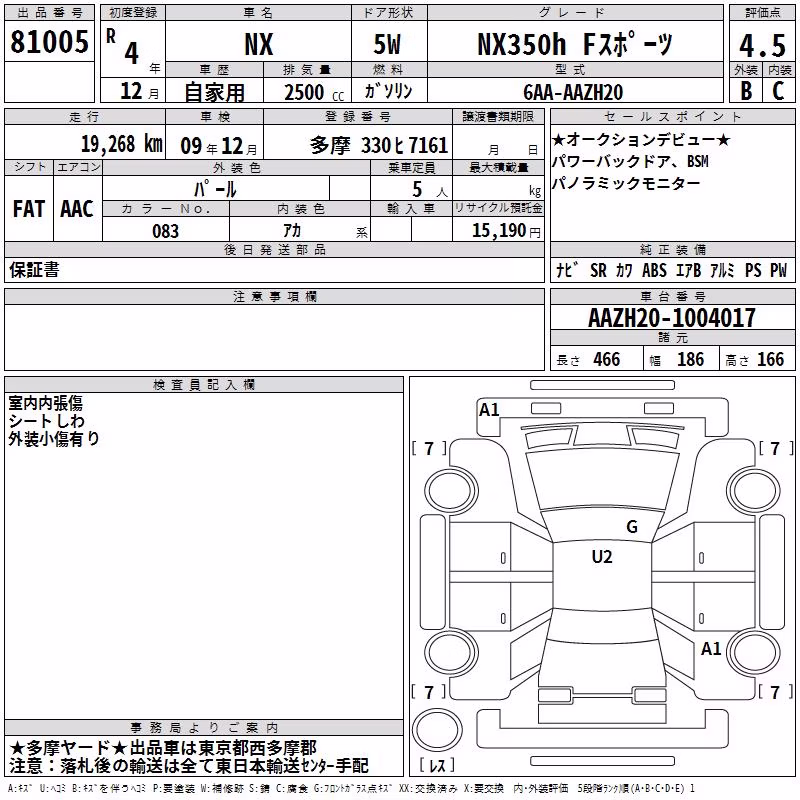 LEXUS NX350H