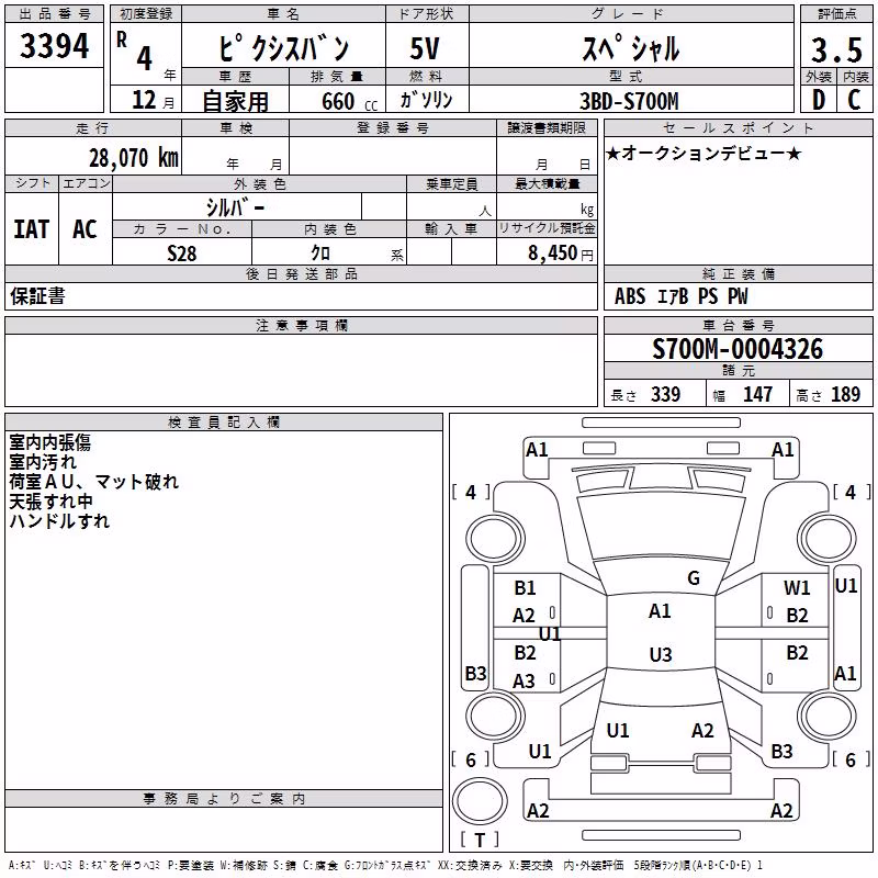 TOYOTA PIXIS VAN