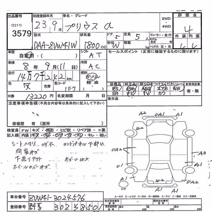 TOYOTA PRIUS ALPHA
