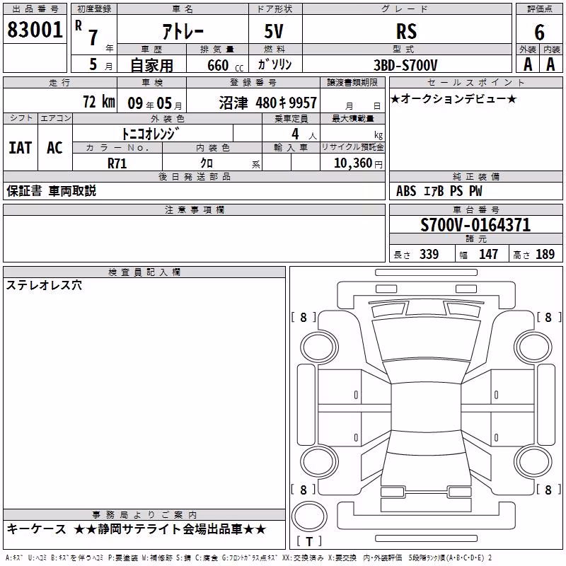 DAIHATSU ATRAI