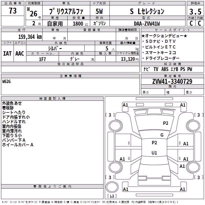 TOYOTA PRIUS ALPHA