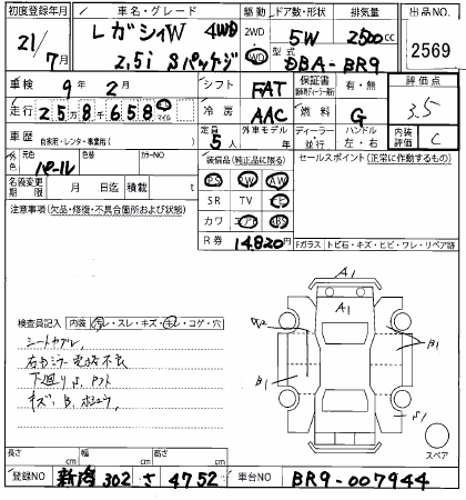 SUBARU LEGACY