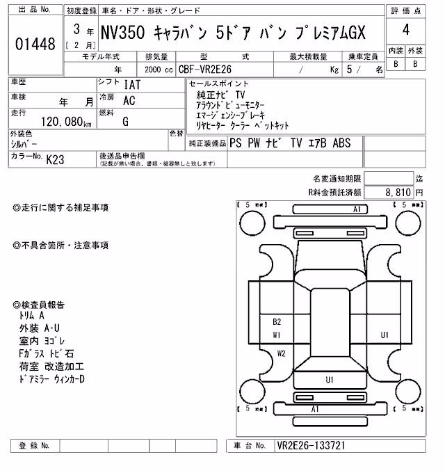 NISSAN NV350 CARAVAN