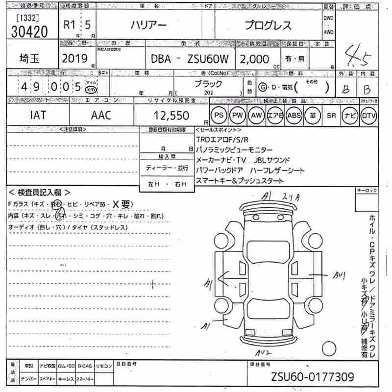TOYOTA HARRIER