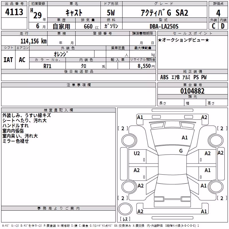 DAIHATSU CAST