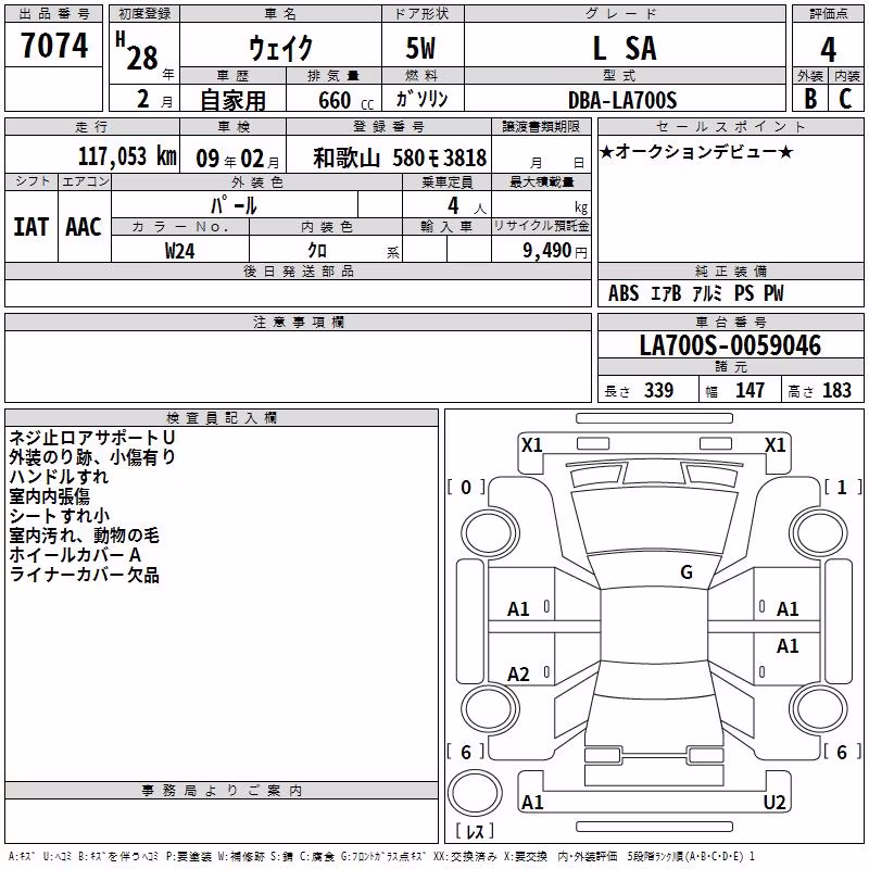DAIHATSU WAKE