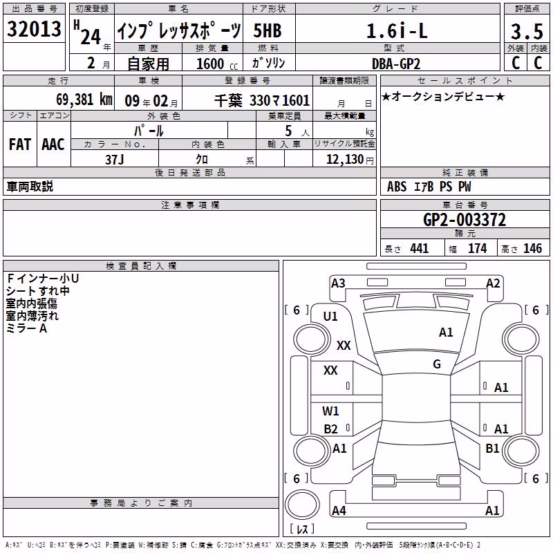 SUBARU IMPREZA