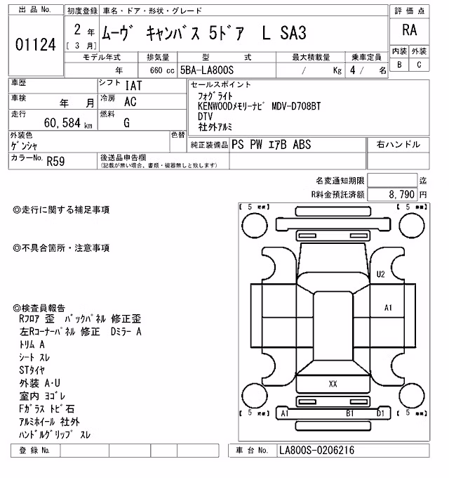 DAIHATSU MOVE CANBUS