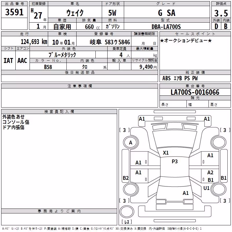 DAIHATSU WAKE