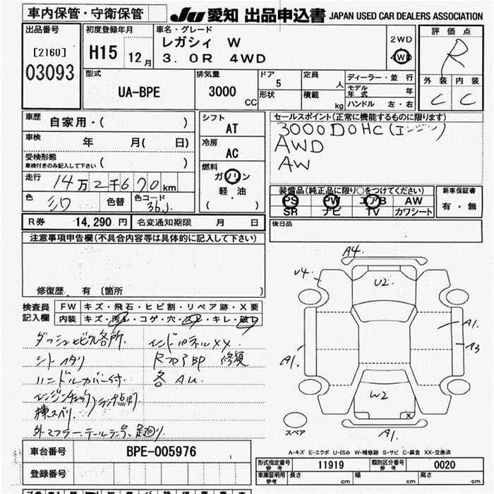 SUBARU LEGACY