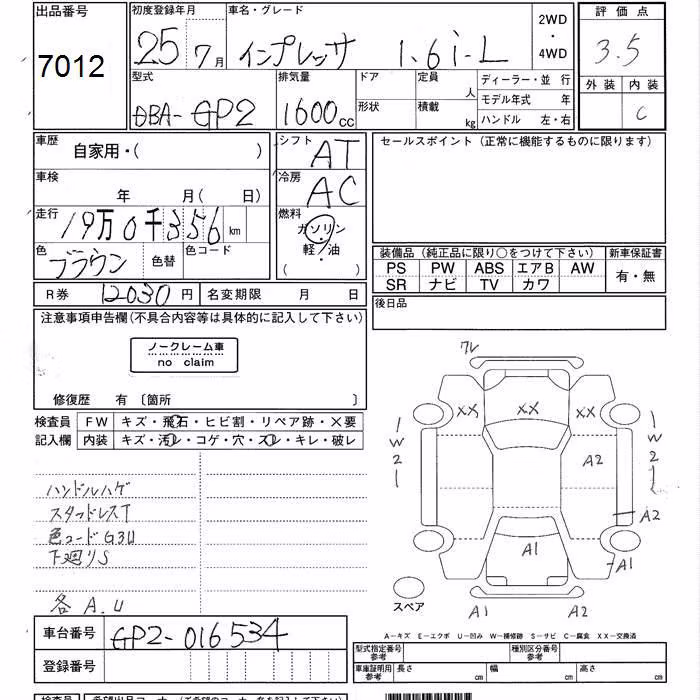 SUBARU IMPREZA