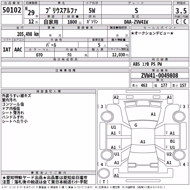 TOYOTA PRIUS ALPHA