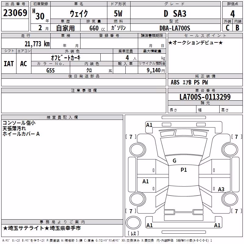 DAIHATSU WAKE