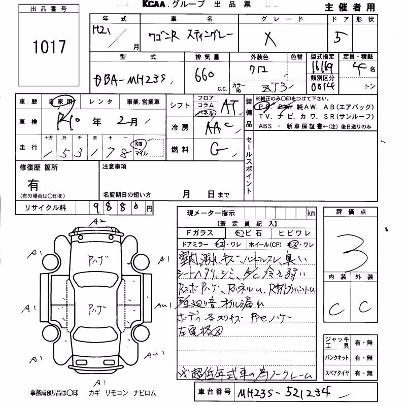 SUZUKI WAGON R
