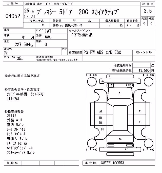 MAZDA PREMACY