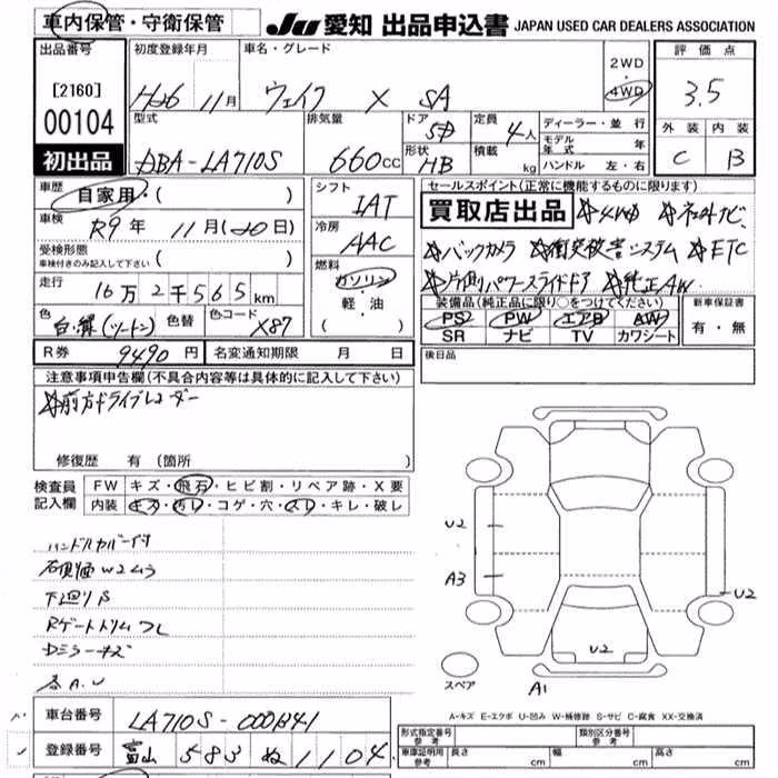 DAIHATSU WAKE
