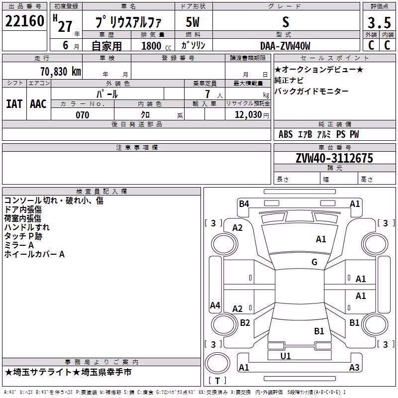 TOYOTA PRIUS ALPHA