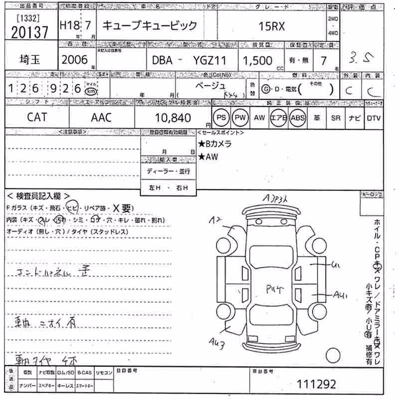 NISSAN CUBE CUBIC