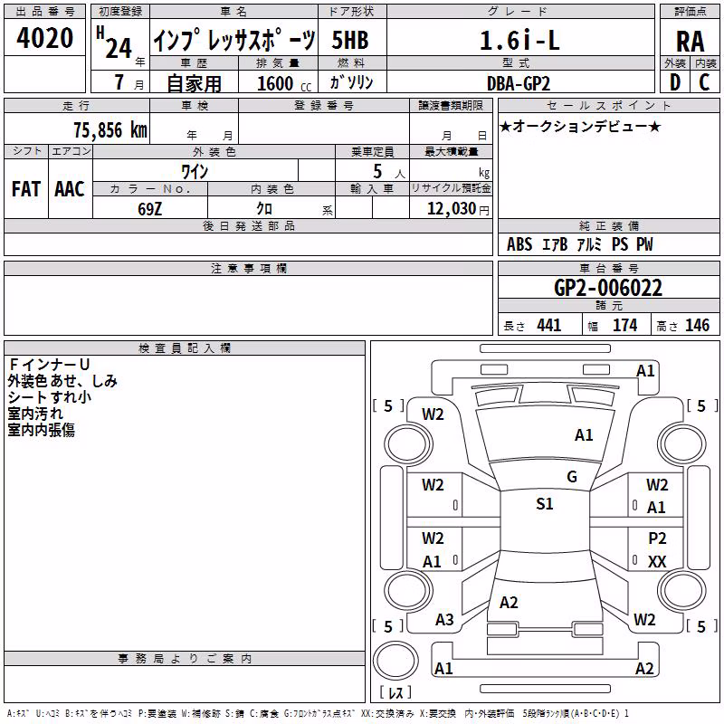 SUBARU IMPREZA