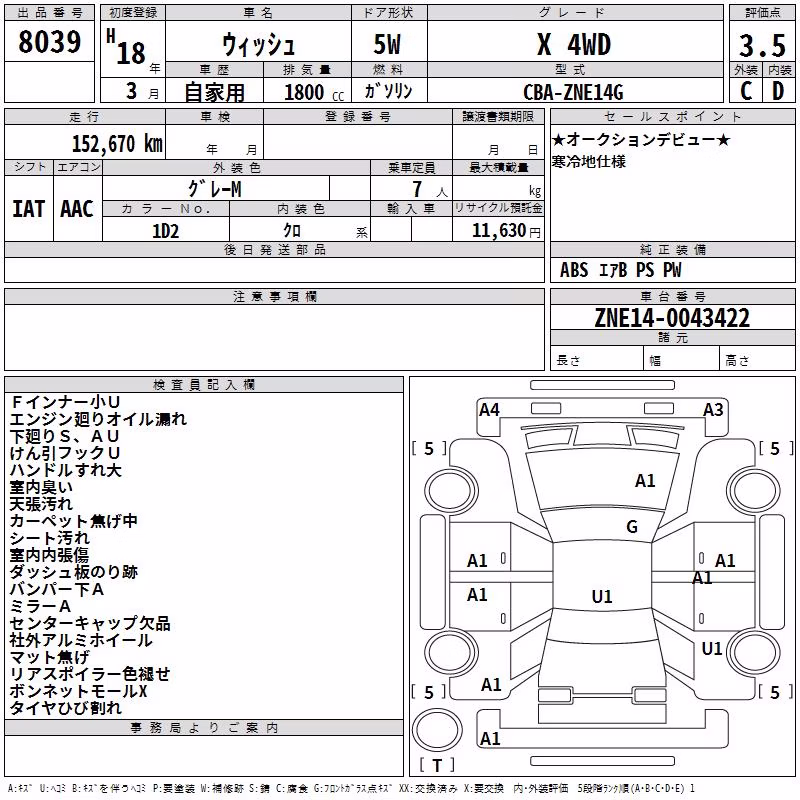 TOYOTA WISH