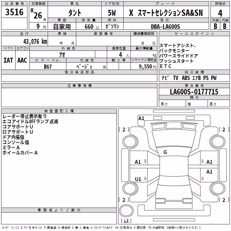 DAIHATSU TANTO