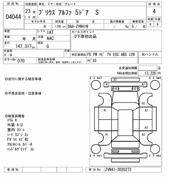 TOYOTA PRIUS ALPHA