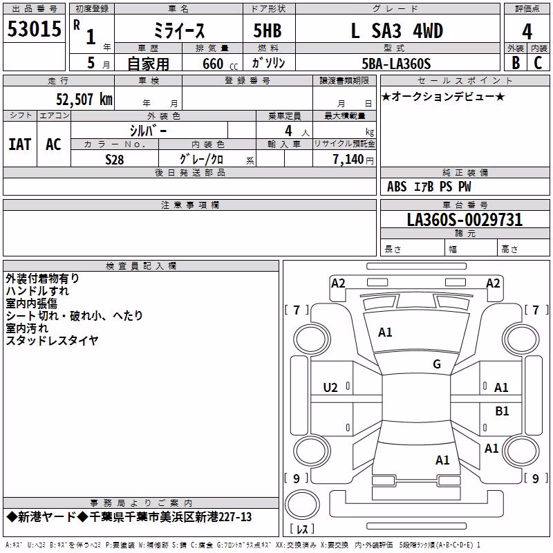DAIHATSU MIRA E:S