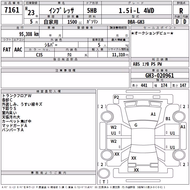 SUBARU IMPREZA
