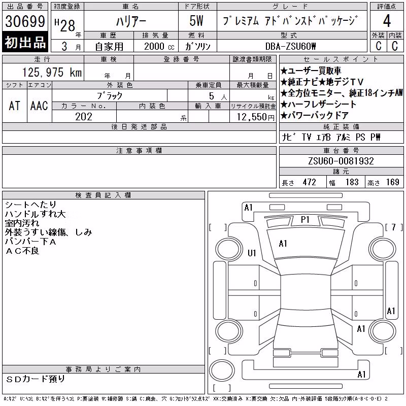 TOYOTA HARRIER
