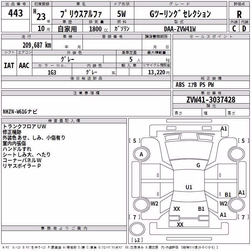 TOYOTA PRIUS ALPHA