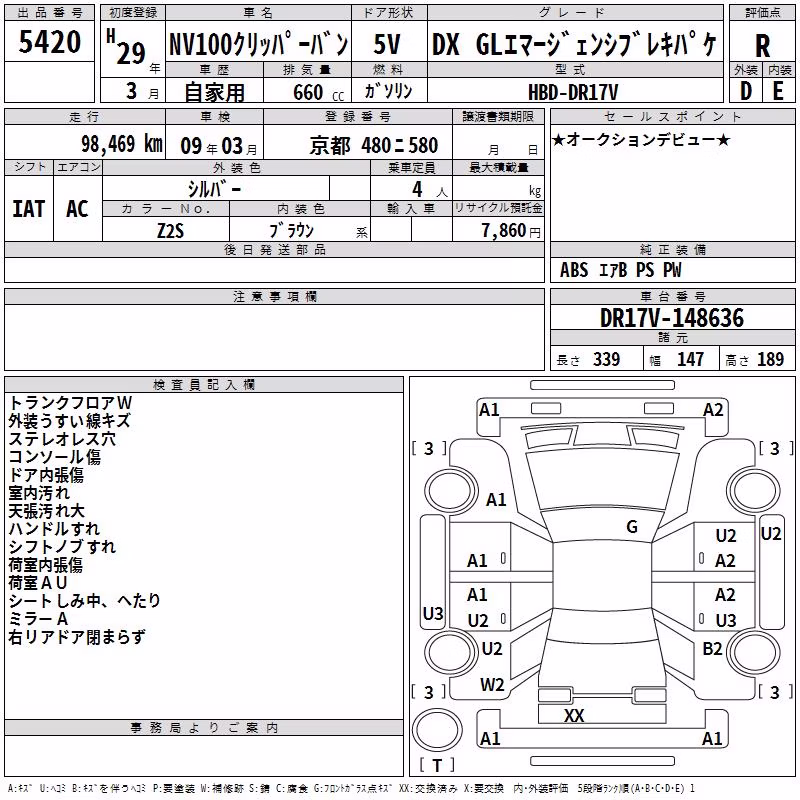 NISSAN NV100 CLIPPER