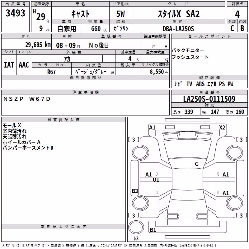 DAIHATSU CAST